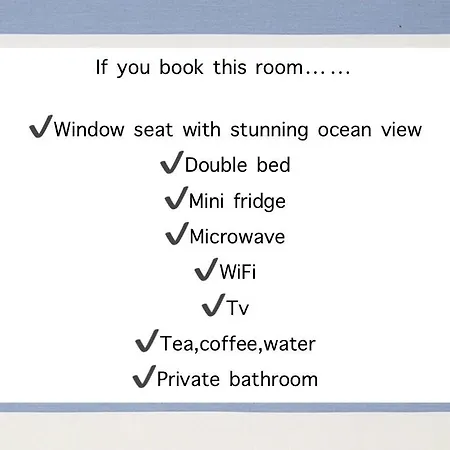 Bed & Breakfast Ocean View Guestrooms